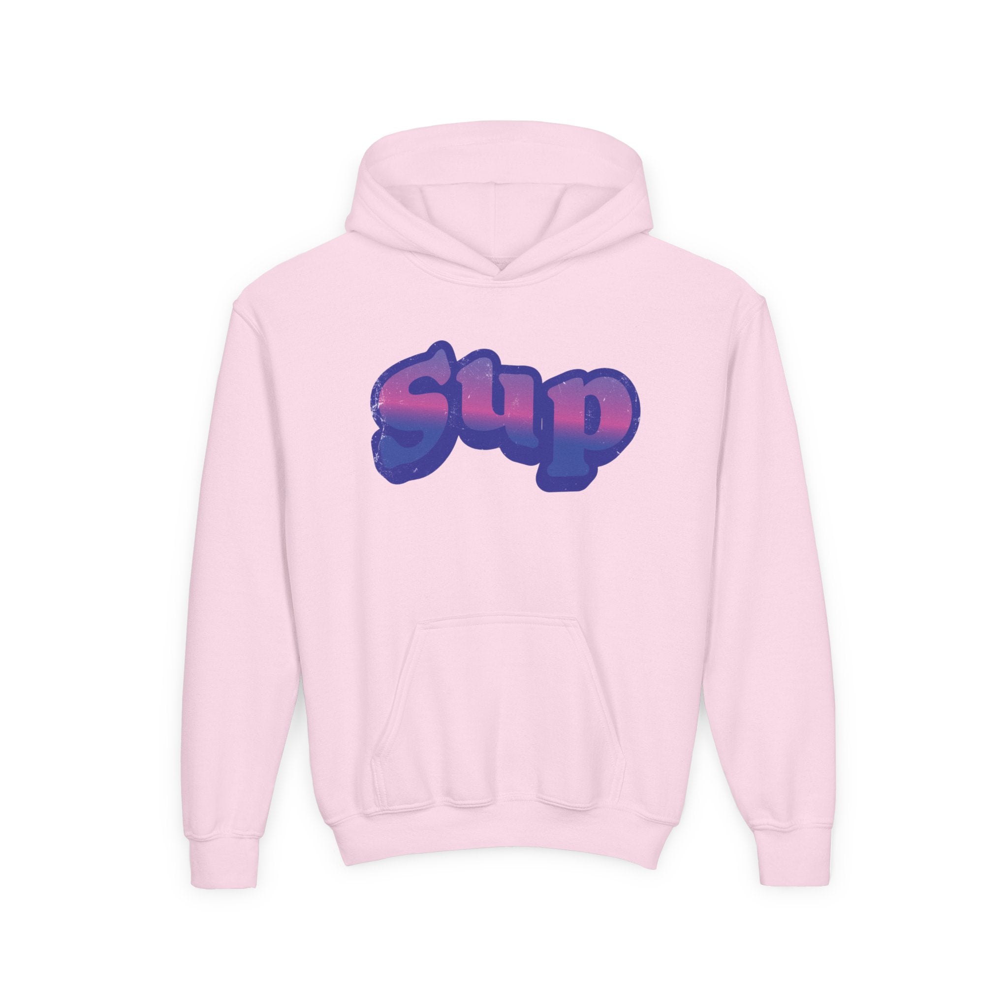 "Sup" Youth Hoodie — Kids' Big Energy Pullover